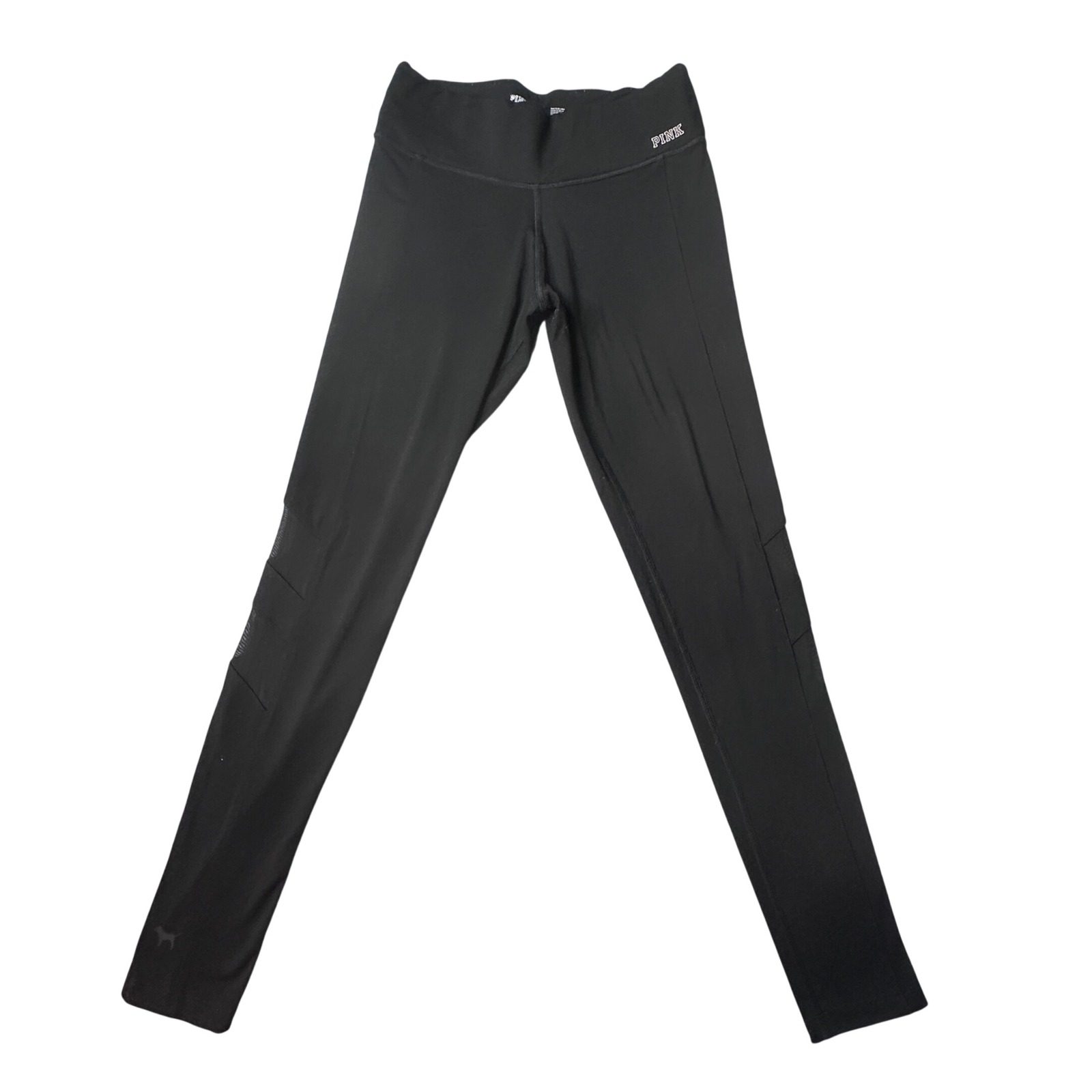 Pink Leggings Women Small Black Ultimate Yoga Mesh Panel High Waist Athleisure
